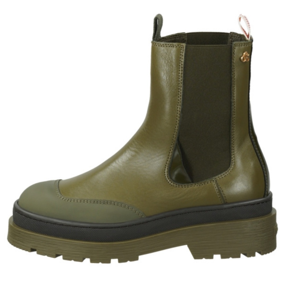 Scotch & Soda Olive Green Winter Boots